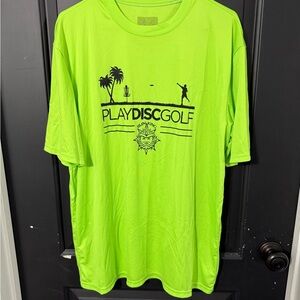 Disc Golf Neon Green T-Shirt